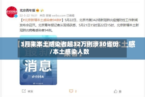 3月来本土感染者超32万例涉30省份/本土感染人数-第2张图片