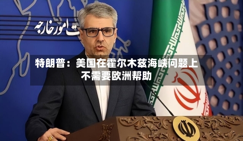 特朗普：美国在霍尔木兹海峡问题上不需要欧洲帮助-第3张图片